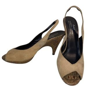 Donald Pliner ZOZO Peep-toe Slingbacks